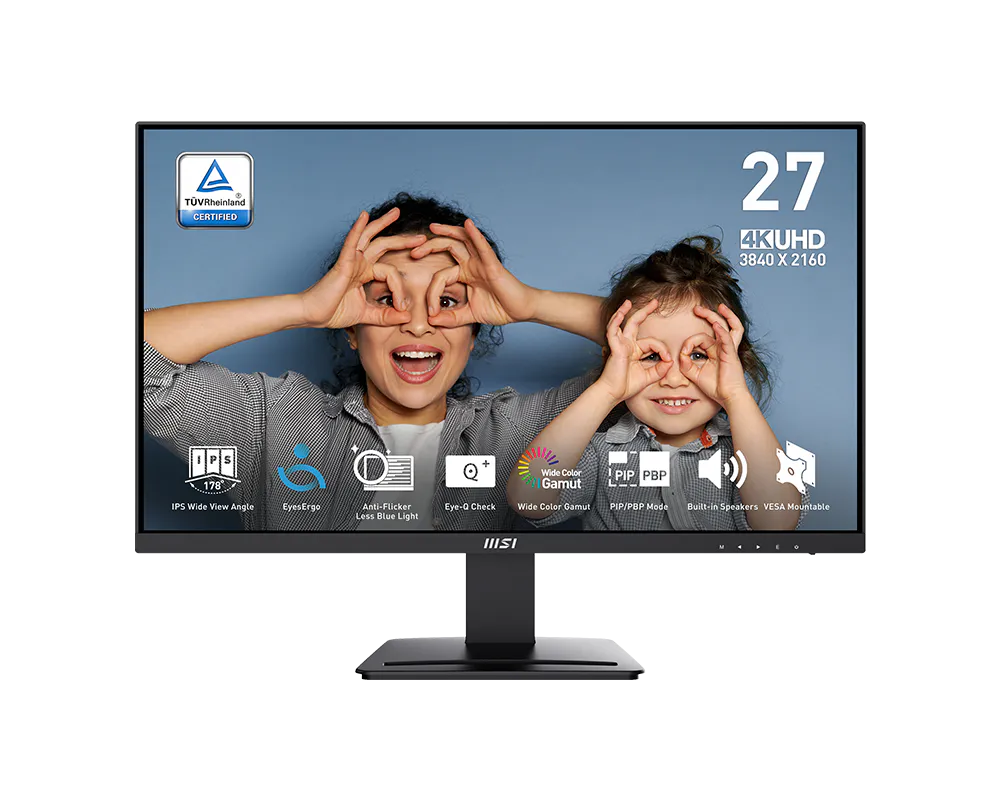 MSI PRO MP273U 27 Inch UHD Office Monitor