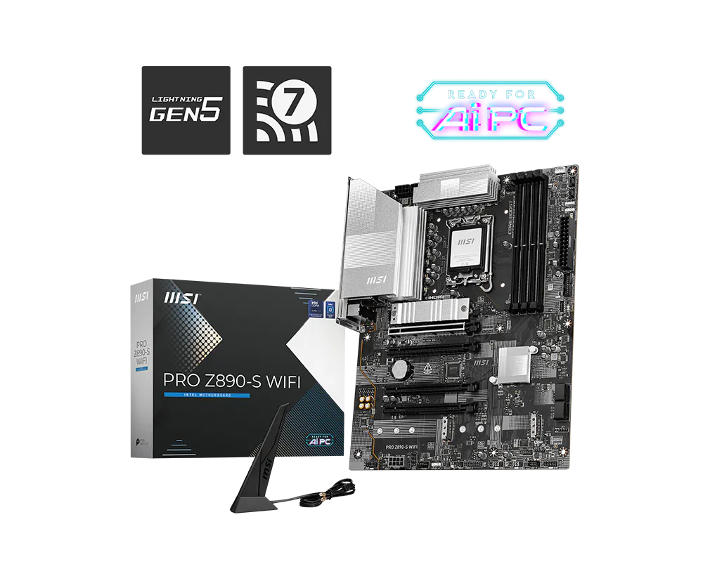 MSI PRO Z890-S WiFi PZ Gaming Motherboard