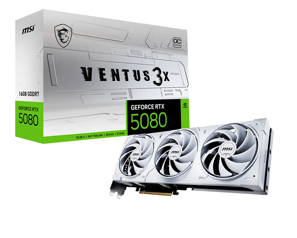 MSI GeForce RTX 5080 16G Ventus 3X OC Plus Graphic Card