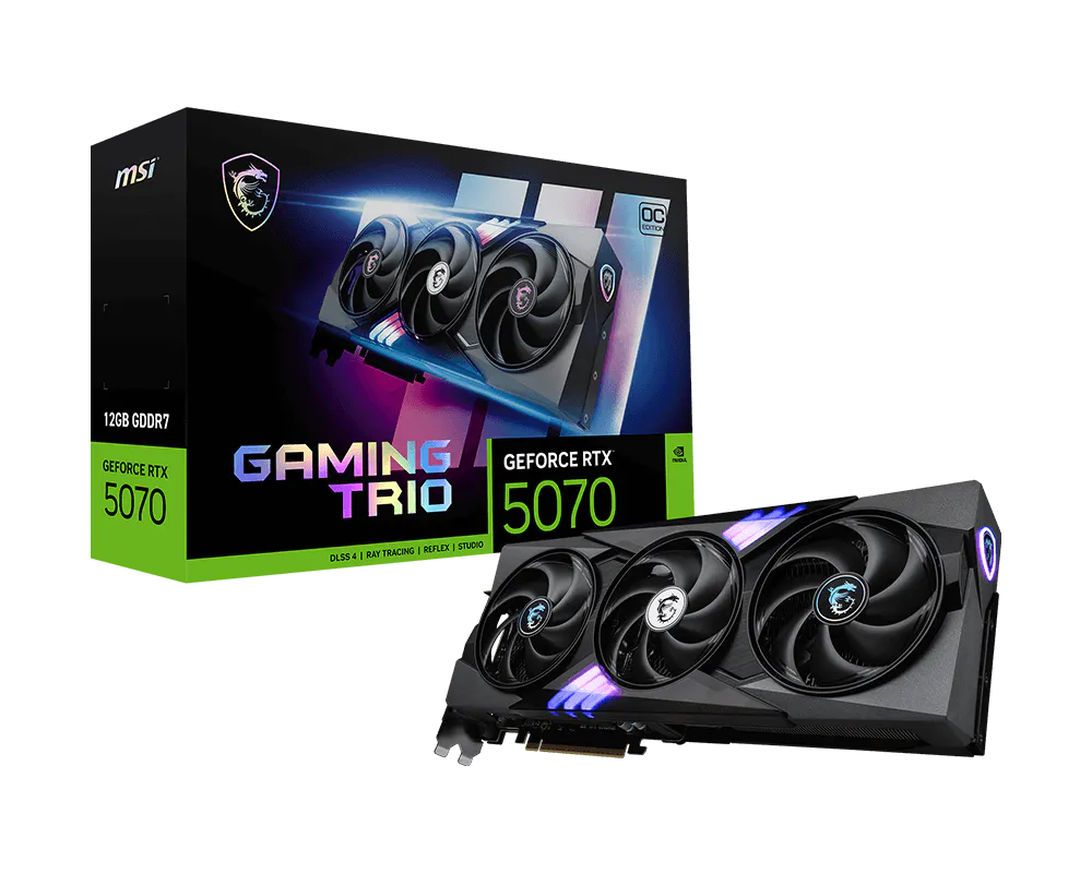 MSI GeForce RTX 5070 12G Gaming Trio OC Graphic Card