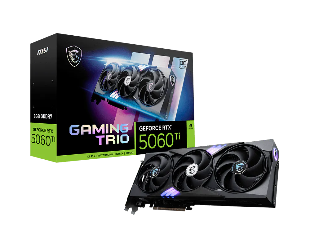 MSI GeForce RTX 5060 Ti 8G Gaming Trio OC Graphic Card