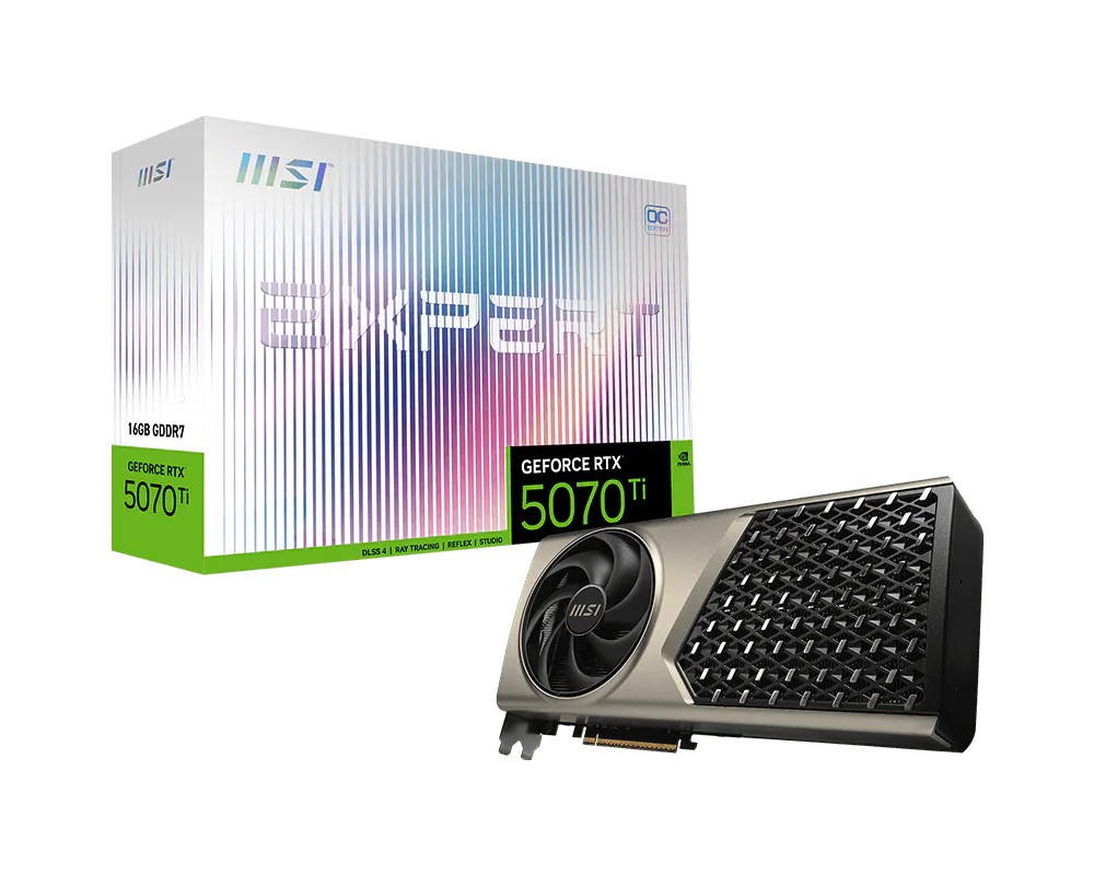 MSI GeForce RTX 5070 Ti 16G Expert OC Graphic Card