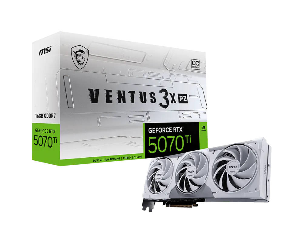 MSI GeForce RTX 5070 Ti 16G Ventus 3X OC Graphic Card