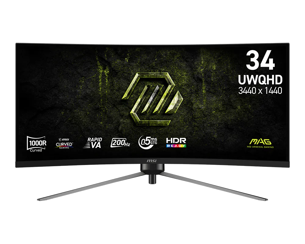 MSI MAG 345CQRF E20 Monitor