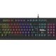 Coconut K13 Draco Mechanical Gaming Multimedia Wired Keyboard with 104 Xindia Blue Switches with 26 Anti-Ghosting Keys, 1.5M Nylon Braided Cable with Golden USB Connector, WASD Mode (Black)