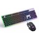 Coconut Glassy Gaming Keyboard and Mouse Combo Backlit Membrane Gaming Keyboard with Anti Ghosting Keys, Gaming Combo 2 in 1, 8 Button Gaming Mouse with DPI upto 3200, Gaming Combo for PC Laptop Windows (1.5M Nylon Braided Cable)- Easy To Use