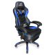 Ant Esports GameX Royale PU PVC Cover, 90-165 Degree tilt Adjust, Class 4 Gaslift with Adjustable Armrest Gaming Chair Supports Great Comfort - blue-black