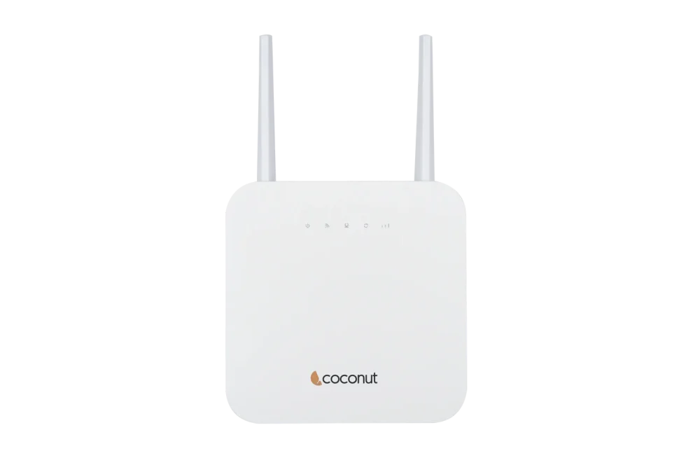 Coconut Porto 1 4G Wireless CPE Router with LAN Port, 4000 mAh battery - Vajawat Computers - Shop online for computer hardware, laptop, accessories etc.