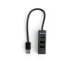 Coconut UH12 Mars 4 Port USB Hub Black