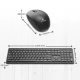 Coconut WKM11 Delight Wireless Keyboard Mouse Combo, Water Droplet Keys, 5 Million Keystrokes