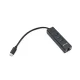 Type C to 1000Mbps Giga Lan with HUB - 3*3.0 USB Ports | Plug & Play | Portable Design
