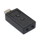 USC01 7.1 USB Sound Card - External Sound Card | Compact & Lightweight| Travel Friendly